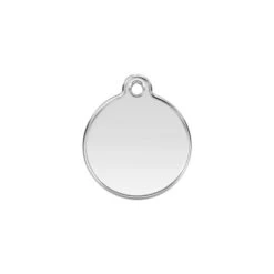 Red Dingo Stainless Steel Engraved Cat Tag Fish Brown -Pet Life Shop 01 SM 14