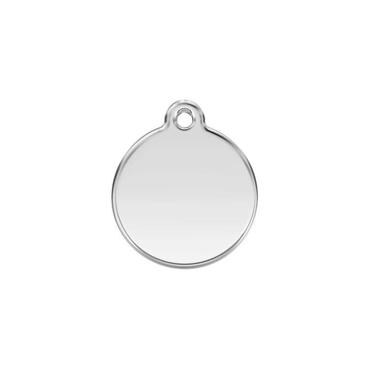 Red Dingo Stainless Steel Engraved Cat Tag Fish Bowl Green 4 Red Dingo Stainless Steel Engraved Cat Tag Fish Bowl Green - Image 2