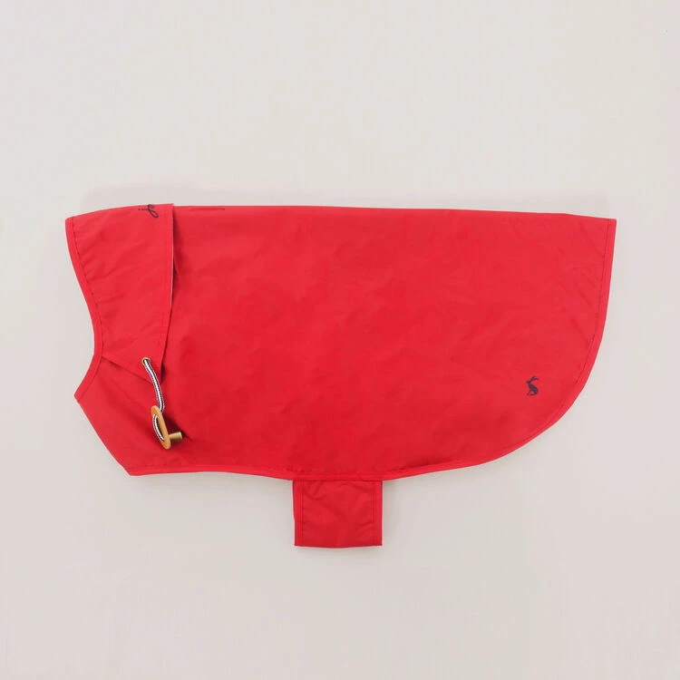 Joules Water Resistant Dog Raincoat Red 4 Joules Water Resistant Dog Raincoat Red - Image 2