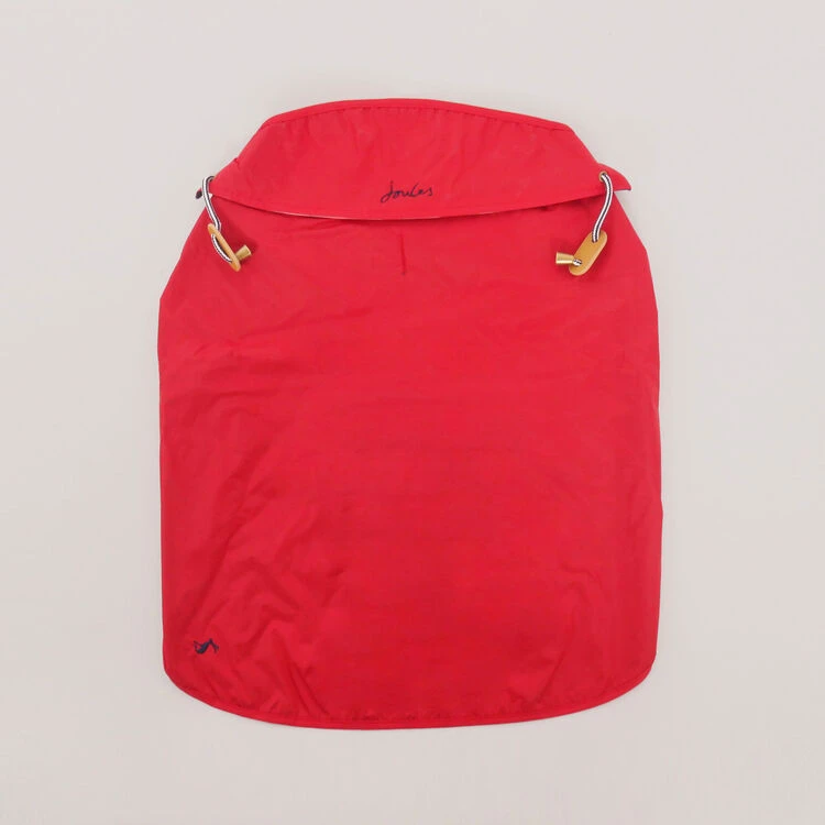 Joules Water Resistant Dog Raincoat Red 9 Joules Water Resistant Dog Raincoat Red - Image 7
