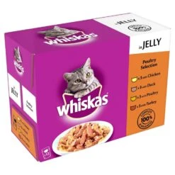 Whiskas Pouch Jelly Poultry Selection Wet Cat Food