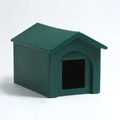 Katden Kitty Kottage Outdoor Cat Shelter - Dark Green