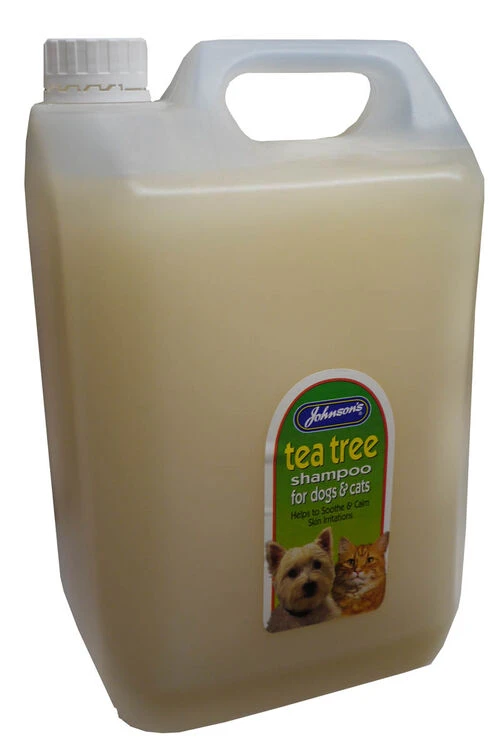 Johnson's Dog & Cat Tea Tree Shampoo Ltr 5 3 Johnson's Dog & Cat Tea Tree Shampoo Ltr 5