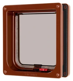 Cat Mate 2 Way Lockable Cat Flap Brown