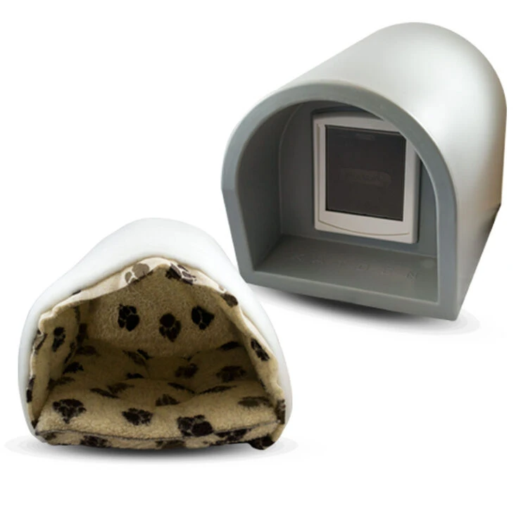 Mr Snugs KatDen Outdoor Cat Kennel/Shelter - Light Grey (Various Options) 13 Mr Snugs KatDen Outdoor Cat Kennel/Shelter - Light Grey (Various Options) - Image 11