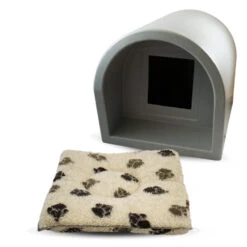 Mr Snugs KatDen Outdoor Cat Kennel/Shelter - Light Grey (Various Options) 16 Mr Snugs KatDen Outdoor Cat Kennel/Shelter - Light Grey (Various Options) -Pet Life Shop 1231022044 Kat Den Grey With Mattress