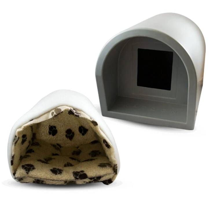 Mr Snugs KatDen Outdoor Cat Kennel/Shelter - Light Grey (Various Options) 11 Mr Snugs KatDen Outdoor Cat Kennel/Shelter - Light Grey (Various Options) - Image 9