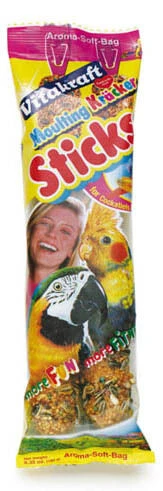 10 X Vitakraft Kracker Feathercare Cockatiel/Parrot Sticks