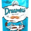 8 X 60g Dreamies Cat Treats With Salmon -Pet Life Shop 12616