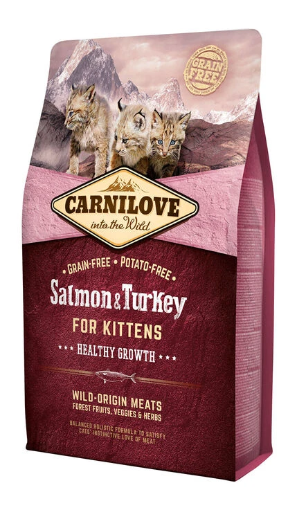 Carnilove Salmon & Turkey Kitten Food 4 Carnilove Salmon & Turkey Kitten Food - Image 2