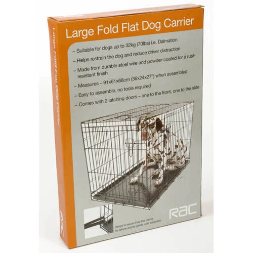 RAC Fold Flat Steel Carrier With Mattress 3 RAC Fold Flat Steel Carrier With Mattress