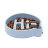 Great&Small Blue Slow Down Hi! Bowl -Pet Life Shop 212874web2