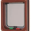Cat Mate 4 Way Lockable Cat Flap Brown 1 Cat Mate 4 Way Lockable Cat Flap Brown -Pet Life Shop 21940