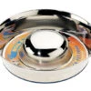 Classic Super Prem Stainless Steel Non Tip Slow Feeder Bowl 2600ml -Pet Life Shop 28031