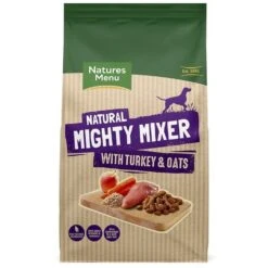 Natures Menu Turkey & Oats Mighty Mixer Biscuits For Dogs
