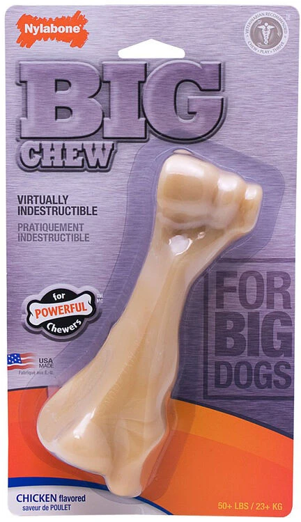Nylabone Dura Chew Big Chew Bone Beef 3 Nylabone Dura Chew Big Chew Bone Beef