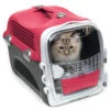 Catit Cabrio Cat Carrier In Cherry Red -Pet Life Shop 41370 cabrio cherry red heroshot