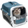 Catit Cabrio Cat Carrier Blue-Grey 1 Catit Cabrio Cat Carrier Blue-Grey -Pet Life Shop 41372 cabrio blue gray heroshot