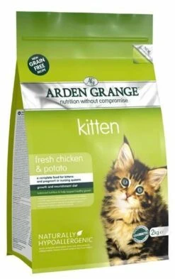 Arden Grange Fresh Chicken & Potato Kitten Cat Food 2kg