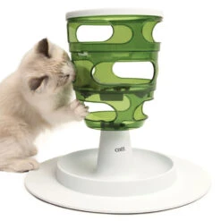 Catit Senses 2.0 Food Tree -Pet Life Shop 43151 catit senses food tree with cat 01