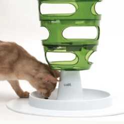Catit Senses 2.0 Food Tree -Pet Life Shop 43151 catit senses food tree with cat 03
