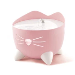 Catit Pixi Cat Water Fountain Light Pink -Pet Life Shop 43716 catit pixi fountain pink on with spout 1