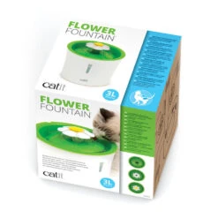 Catit 2.0 Flower Cat Water Fountain 3L -Pet Life Shop 43742 flower fountain packaging eu
