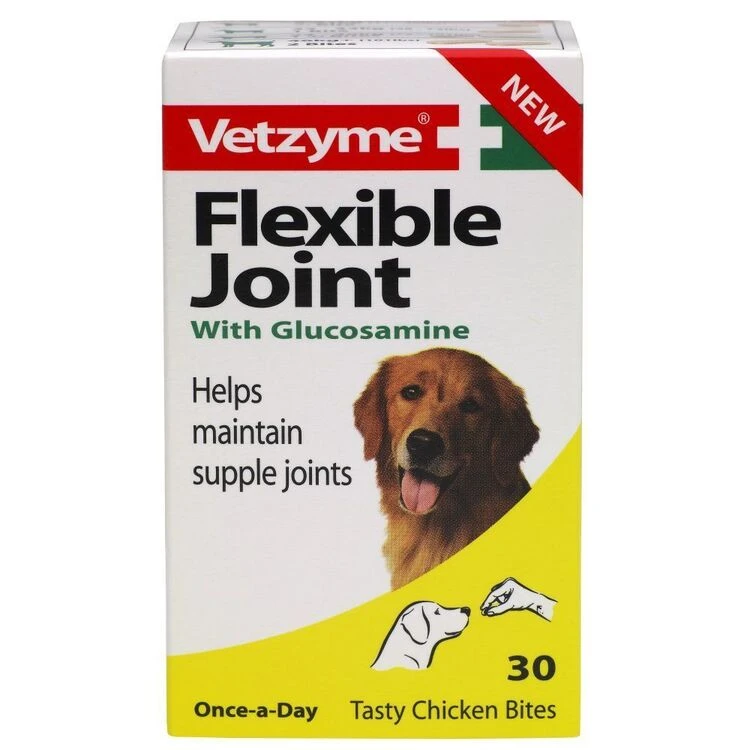 Vetzyme Flexible Joint With Glucosamine Tablets 3 Vetzyme Flexible Joint With Glucosamine Tablets