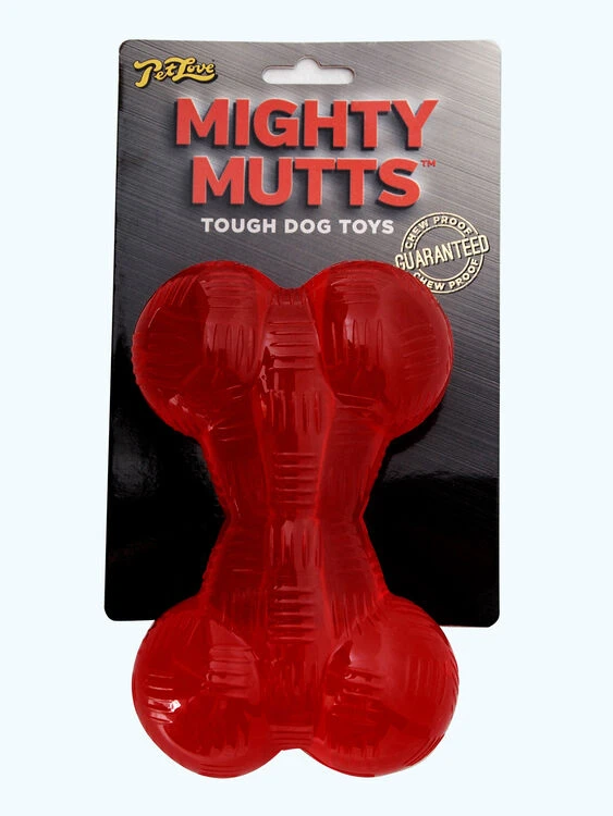 PetLove Mighty Mutts Rubber Bone Dog Toy 3 PetLove Mighty Mutts Rubber Bone Dog Toy