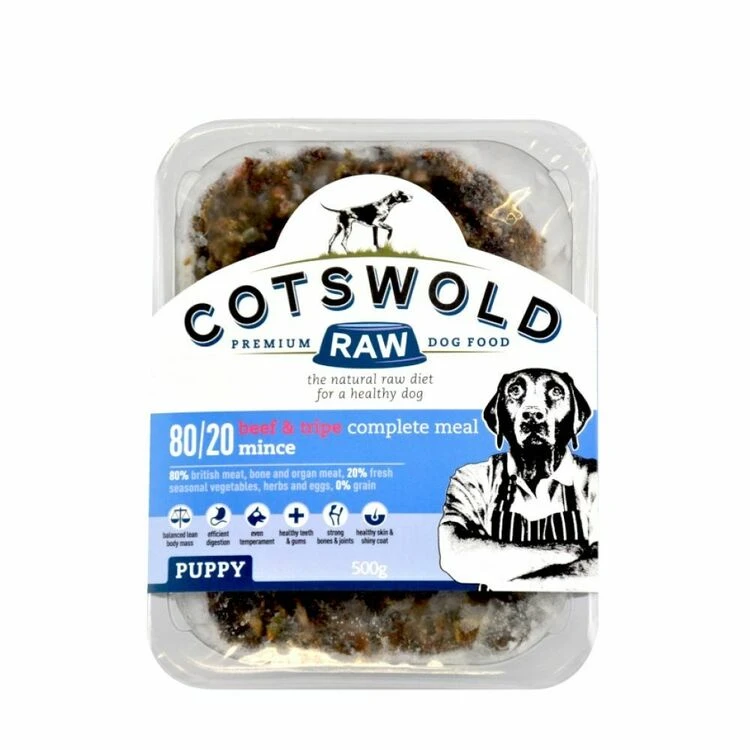 Cotswold Raw Puppy Beef & Tripe Puppy Food 3 Cotswold Raw Puppy Beef & Tripe Puppy Food