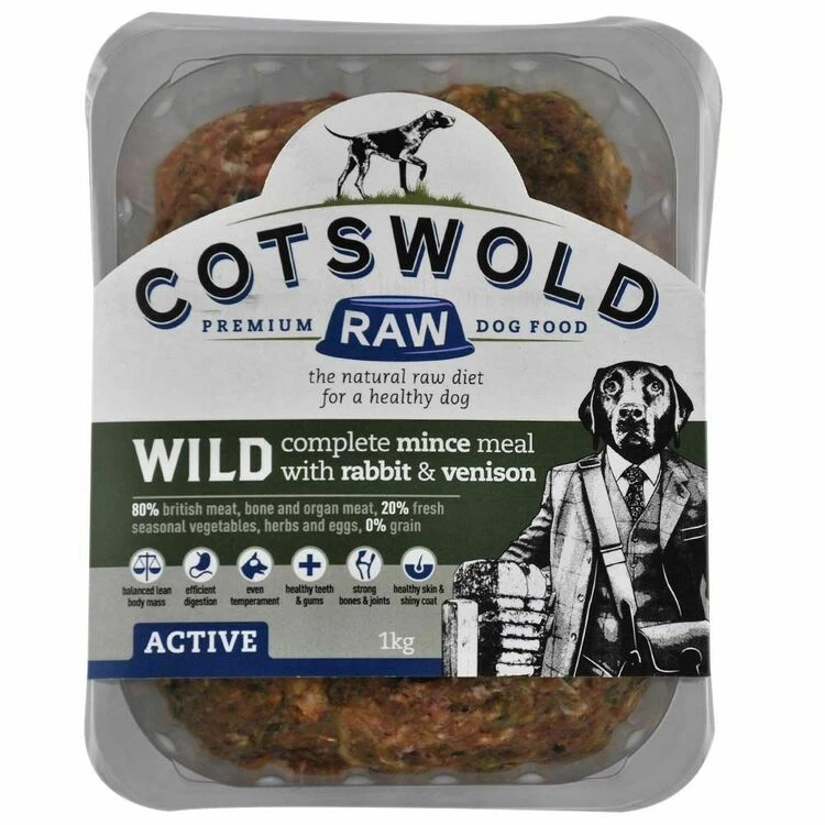 Cotswold Raw Wild Mince Venison & Rabbit Dog Food 3 Cotswold Raw Wild Mince Venison & Rabbit Dog Food
