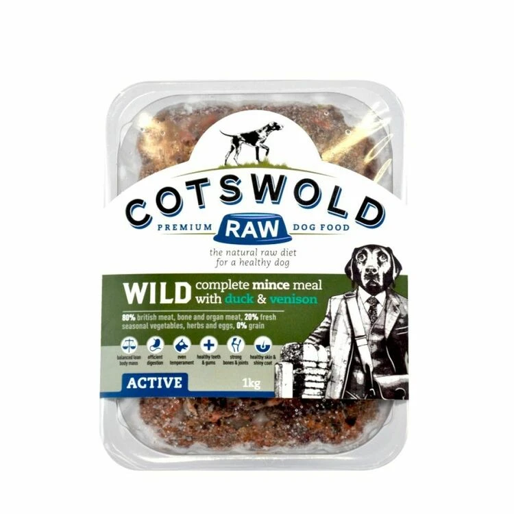 Cotswold Raw Wild Mince Venison & Duck Dog Food 4 Cotswold Raw Wild Mince Venison & Duck Dog Food - Image 2