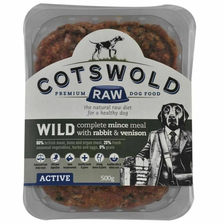 Cotswold Raw Wild Mince Venison & Rabbit Dog Food 4 Cotswold Raw Wild Mince Venison & Rabbit Dog Food - Image 2