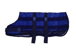 AniMate Cooling Dog Coat & Bag Navy Blue