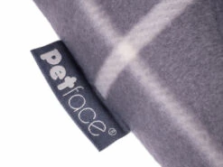 Petface Grey Window Pane Check Pillow Mattress -Pet Life Shop 5954be89cb26c8.88286628