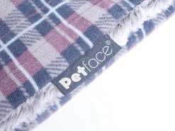 Petface Dove Grey Check Comforter Blanket -Pet Life Shop 5a1c324391d6d3.25719537
