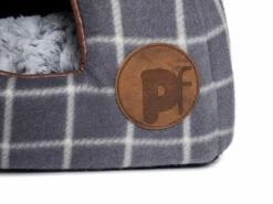 Petface Grey Window Pane Check Cat Igloo -Pet Life Shop 5aa7e47b52bb83.31789070