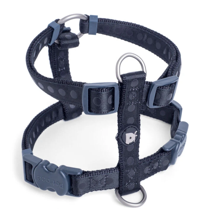 Petface Black Tonal Dots Dog Harness 11 Petface Black Tonal Dots Dog Harness - Image 9