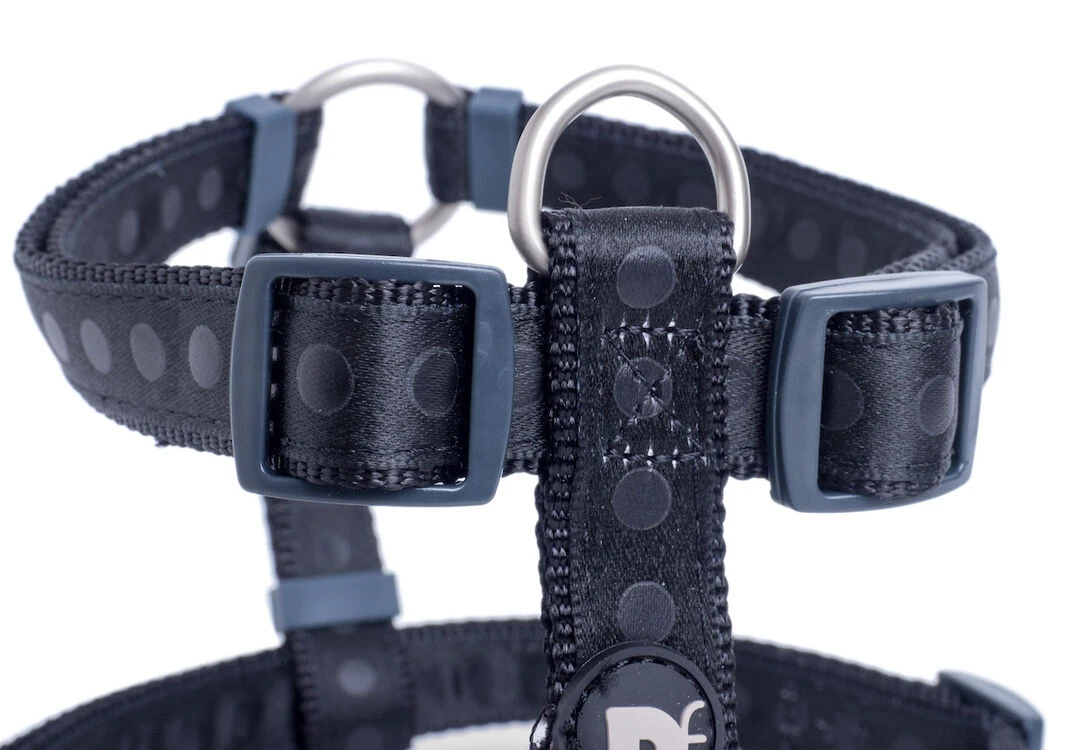Petface Black Tonal Dots Dog Harness 6 Petface Black Tonal Dots Dog Harness - Image 4