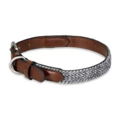 Petface Herringbone Leather Collar -Pet Life Shop 5d480bb5bbf202.64307836