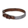 Petface Herringbone Leather Collar