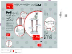 Petface Multi Tier Rest Station Cream 7 Petface Multi Tier Rest Station Cream -Pet Life Shop 61645ad4370044.91424128
