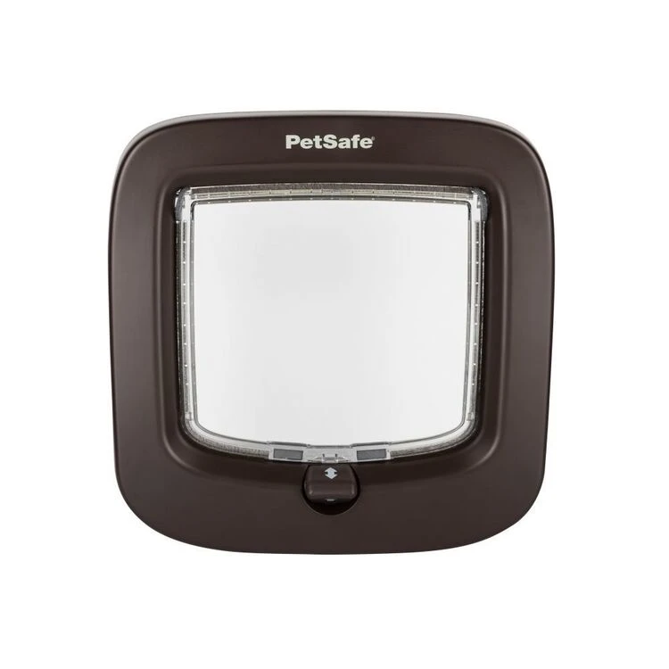 Petsafe Manual Locking Cat Flap Brown 3 Petsafe Manual Locking Cat Flap Brown