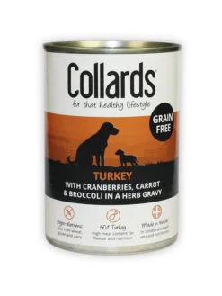 12 X Collards Grain Free Turkey In Gravy 390g