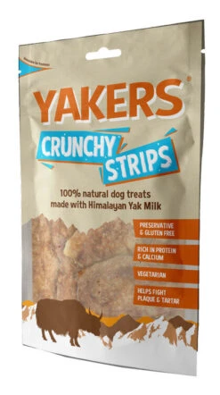 Yakers Crunchy Strips Natural Dog Treats