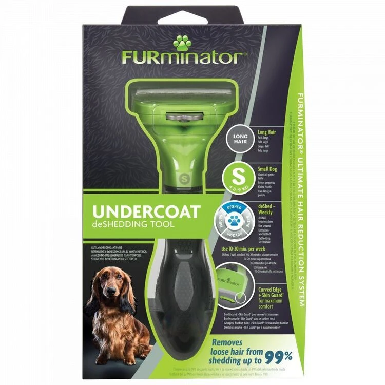 FURminator Undercoat DeShedding Tool For Small Long Hair Dog 4 FURminator Undercoat DeShedding Tool For Small Long Hair Dog - Image 2