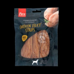 8 X Pets Unlimited Chicken Fillet Strip Dog Treats