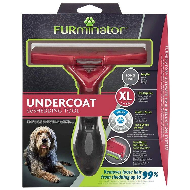 Furminator Undercoat Deshedding Dog Tool For Extra Large Long Haired Dog 3 Furminator Undercoat Deshedding Dog Tool For Extra Large Long Haired Dog