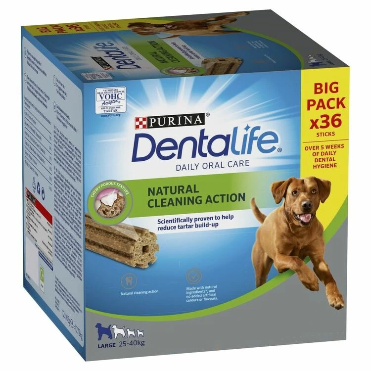 Dentalife Large Dog Treat Dental Chews 4 Dentalife Large Dog Treat Dental Chews - Image 2