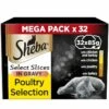 SHEBA Select Slices Cat Trays Poultry Collection In Gravy 32 Pack 1 SHEBA Select Slices Cat Trays Poultry Collection In Gravy 32 Pack -Pet Life Shop 793680